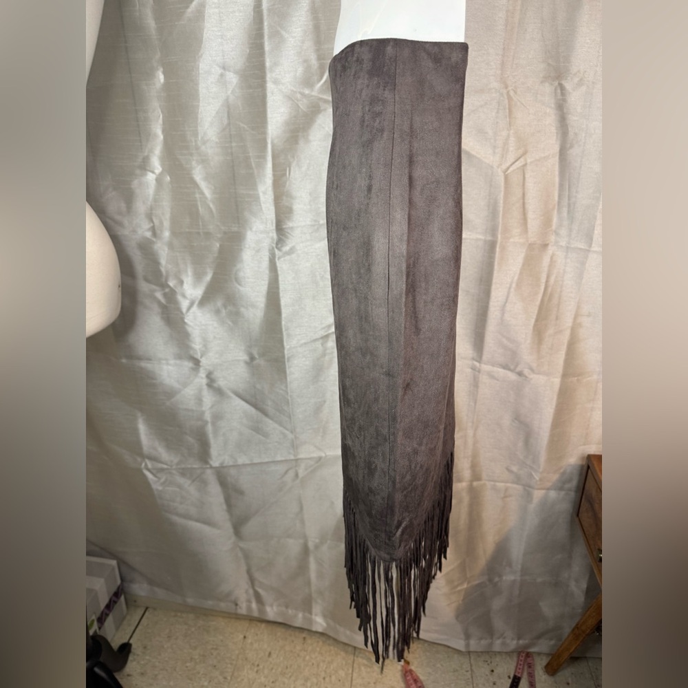 NWOT Wishlist Gray Asymmetrical Skirt Night Out - Picture 5 of 8